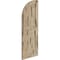 Ekena Millwork Pecky Cypress 2 Equal Flat Panel w/Quarter Round Arch Top Faux Wood Shutters, 18"W x 44"H SHUFPQ18X44PCPR - alternate 11